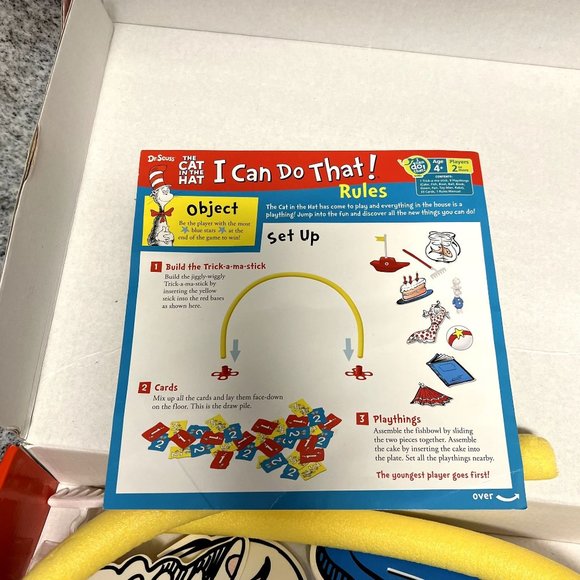 Dr. Suess Cat in the Hat I Can Do That Game 100% Complete - Picture 3 of 8
